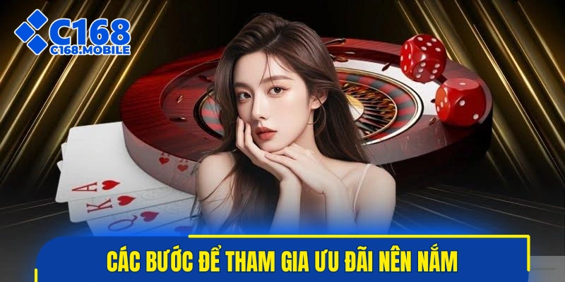 Các bước để tham gia ưu đãi nên nắm